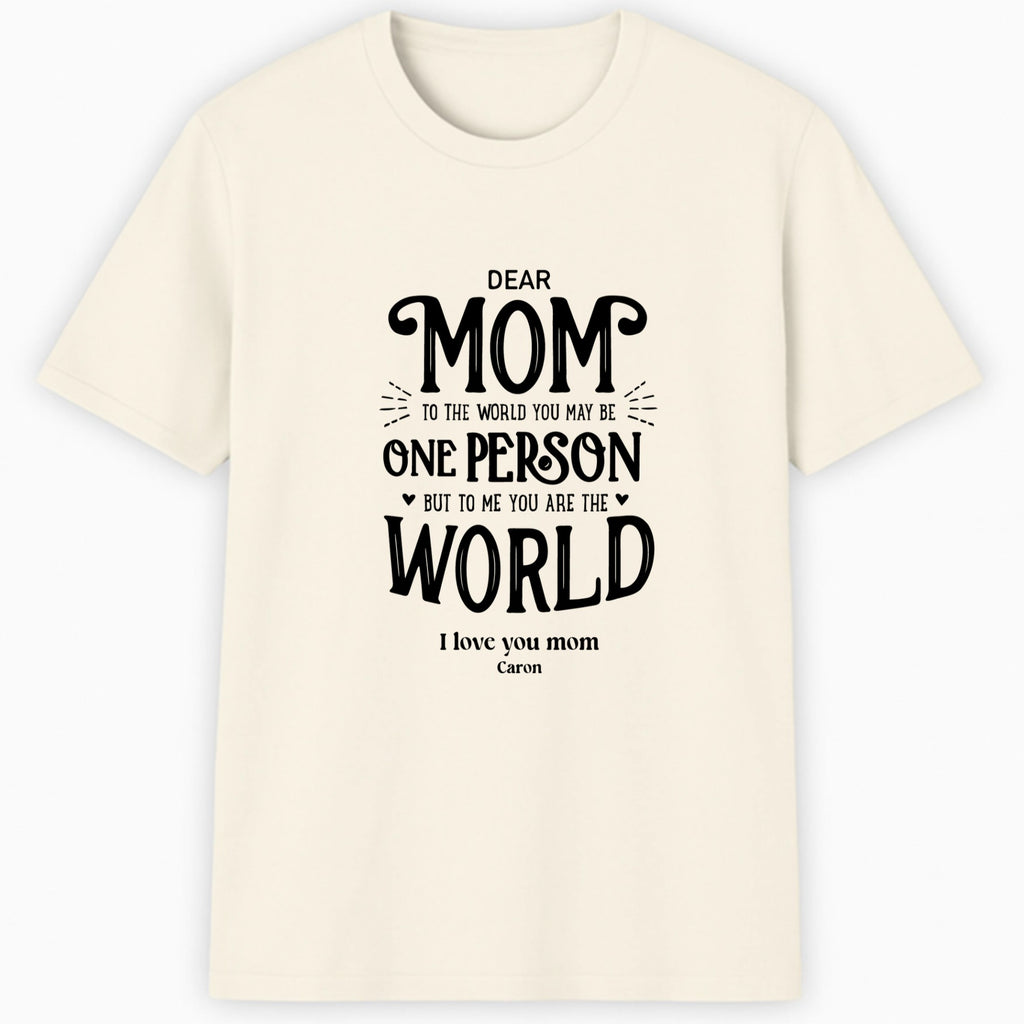 My favorite moments are with you Classic T-Shirt hero product mockup