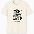 My favorite moments are with you Classic T-Shirt hero product mockup