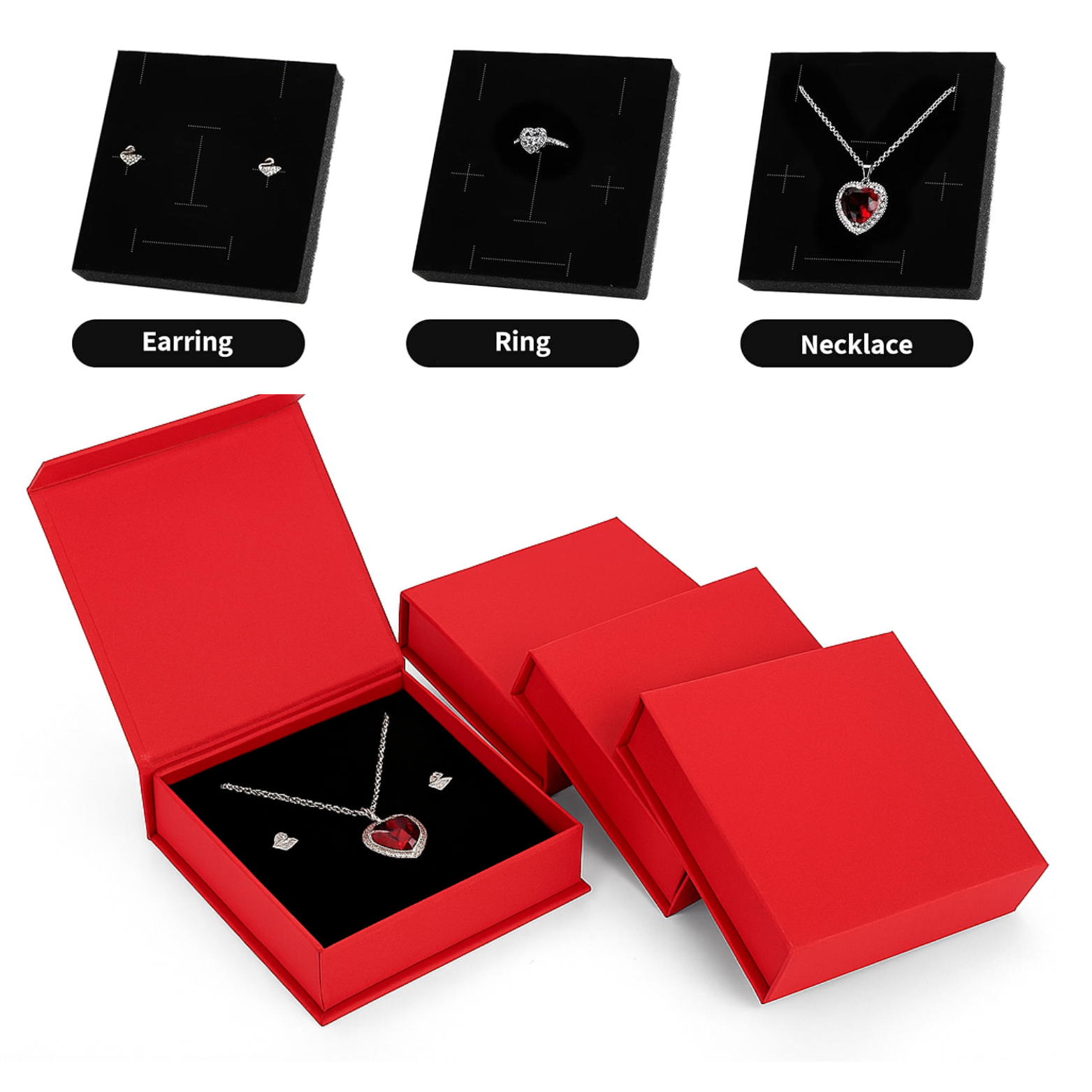 Velvet Birth Month Jewelry Box (Name)