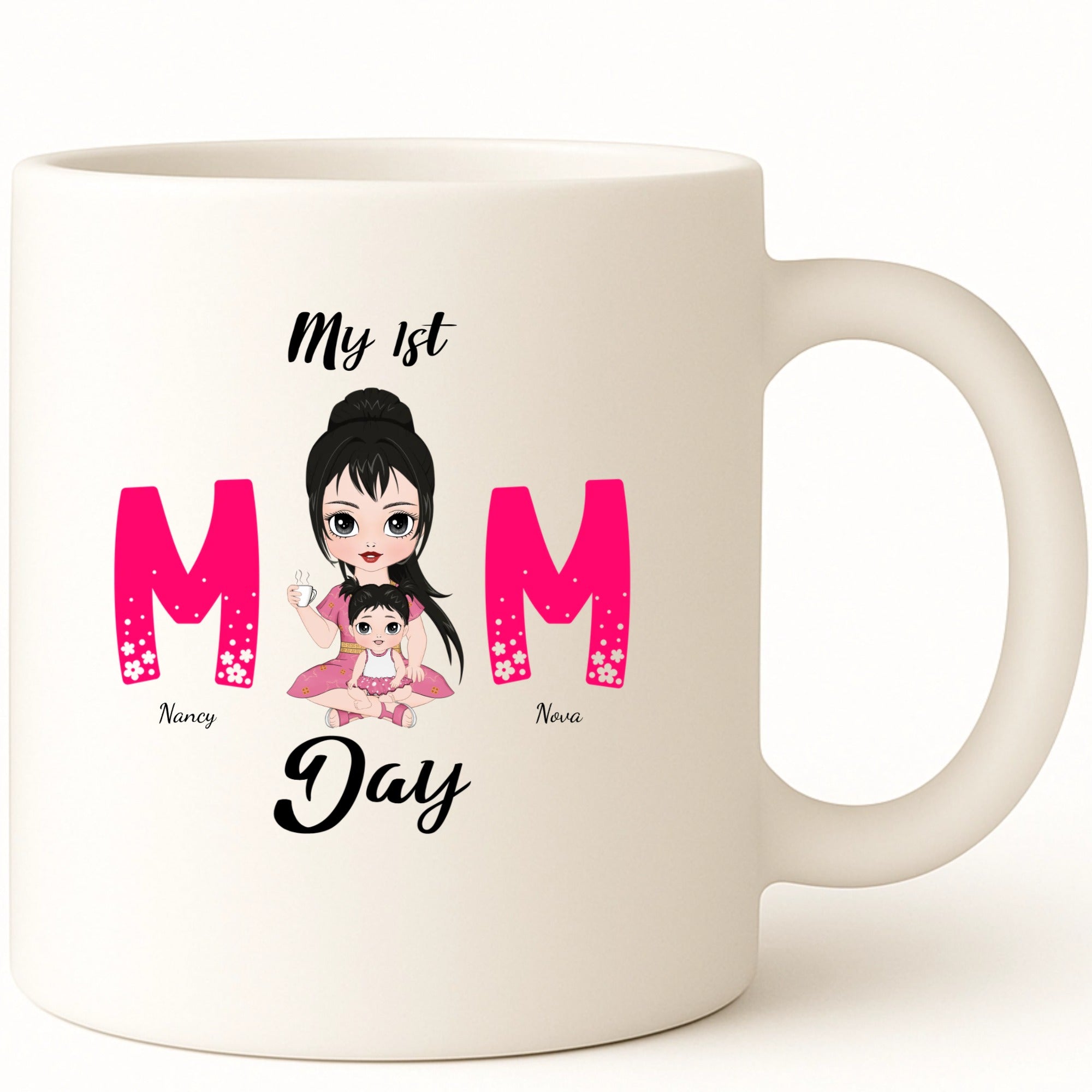 My 1st Mom Day Coffee Mug hero product mockup