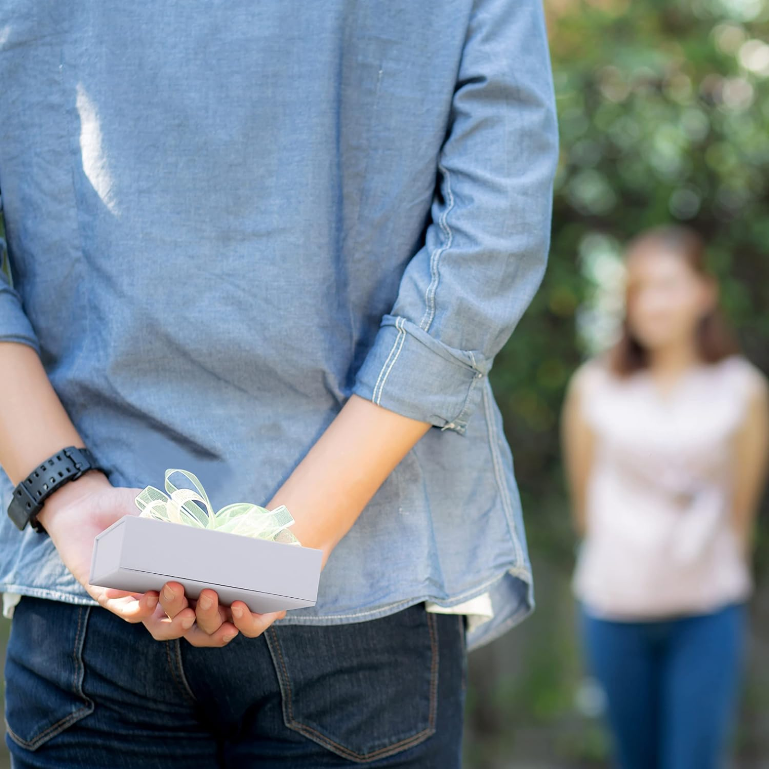 Velvet Birth Month Jewelry Box (Name)