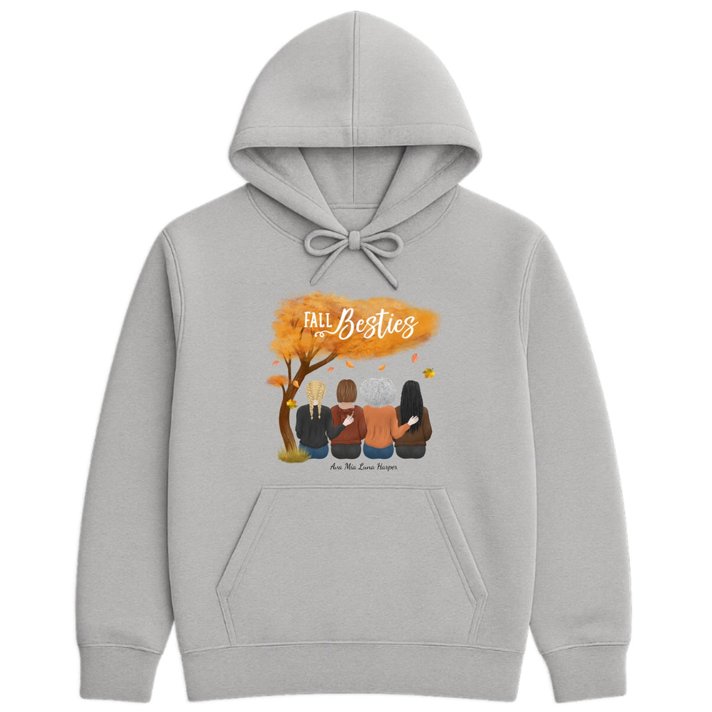 Fall besties Hoodie hero product mockup
