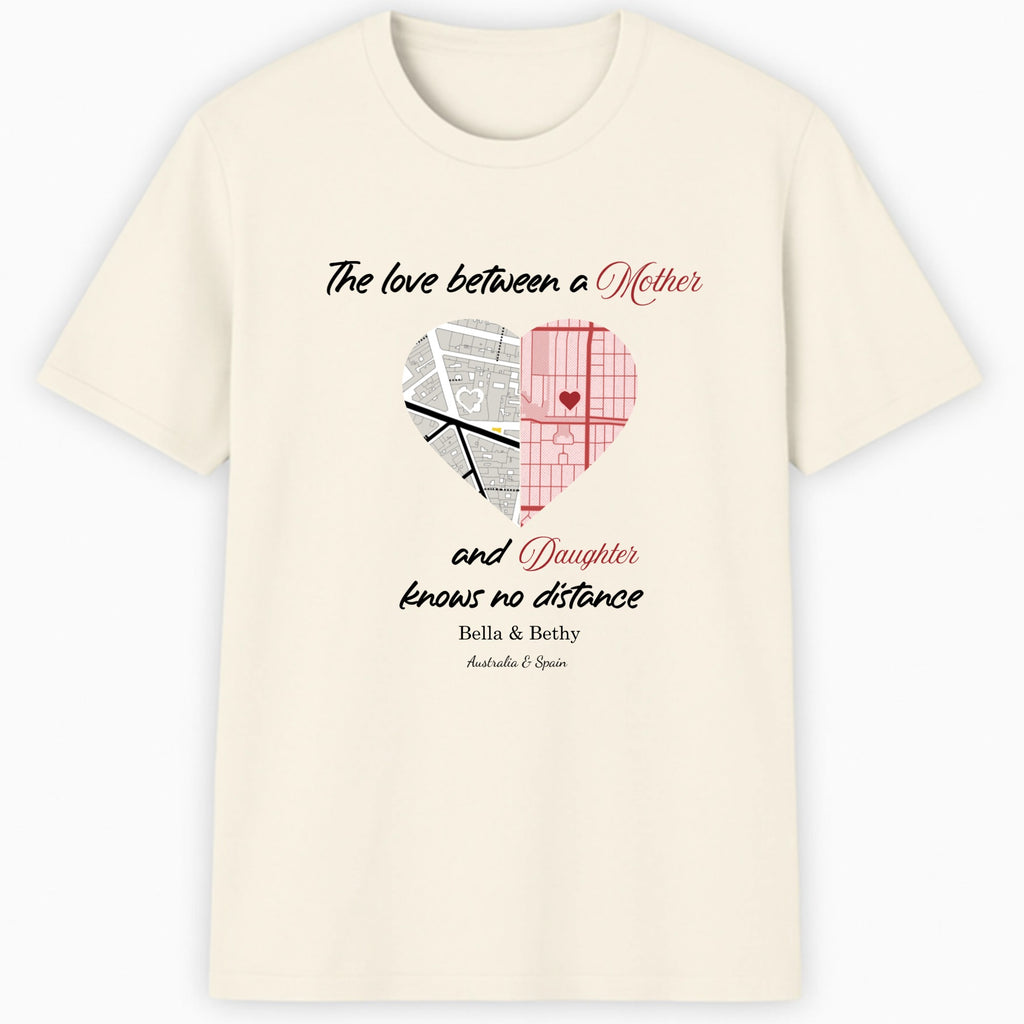 The love between... Classic T-Shirt hero product mockup
