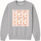 Cute Halloween Name Pattern Sweatshirt hero product mockup