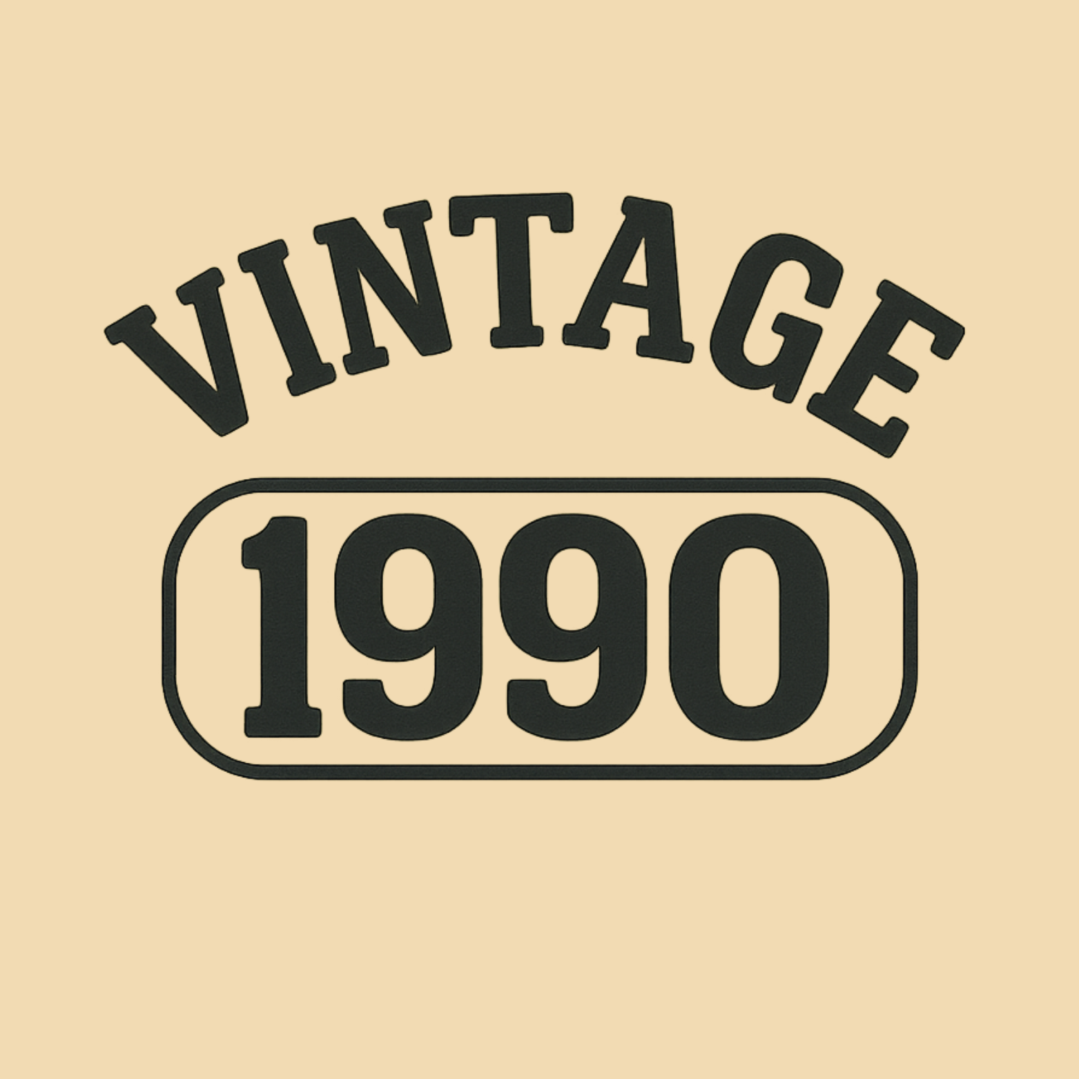 Vintage 1990 Hoodie – Retro 90s Birthday Year Graphic Sweatshirt – Classic Milestone Gift