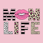 Mom Life Women's Ultra-Premium Triblend T-Shirt - Pink design preview