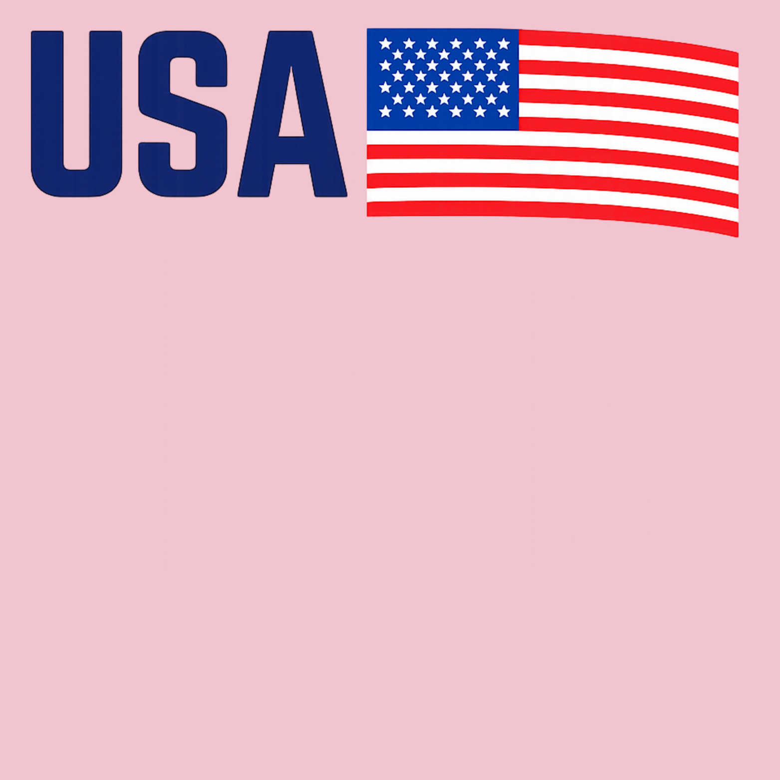 USA Women's Ultra-Premium Triblend T-Shirt - Pink design preview