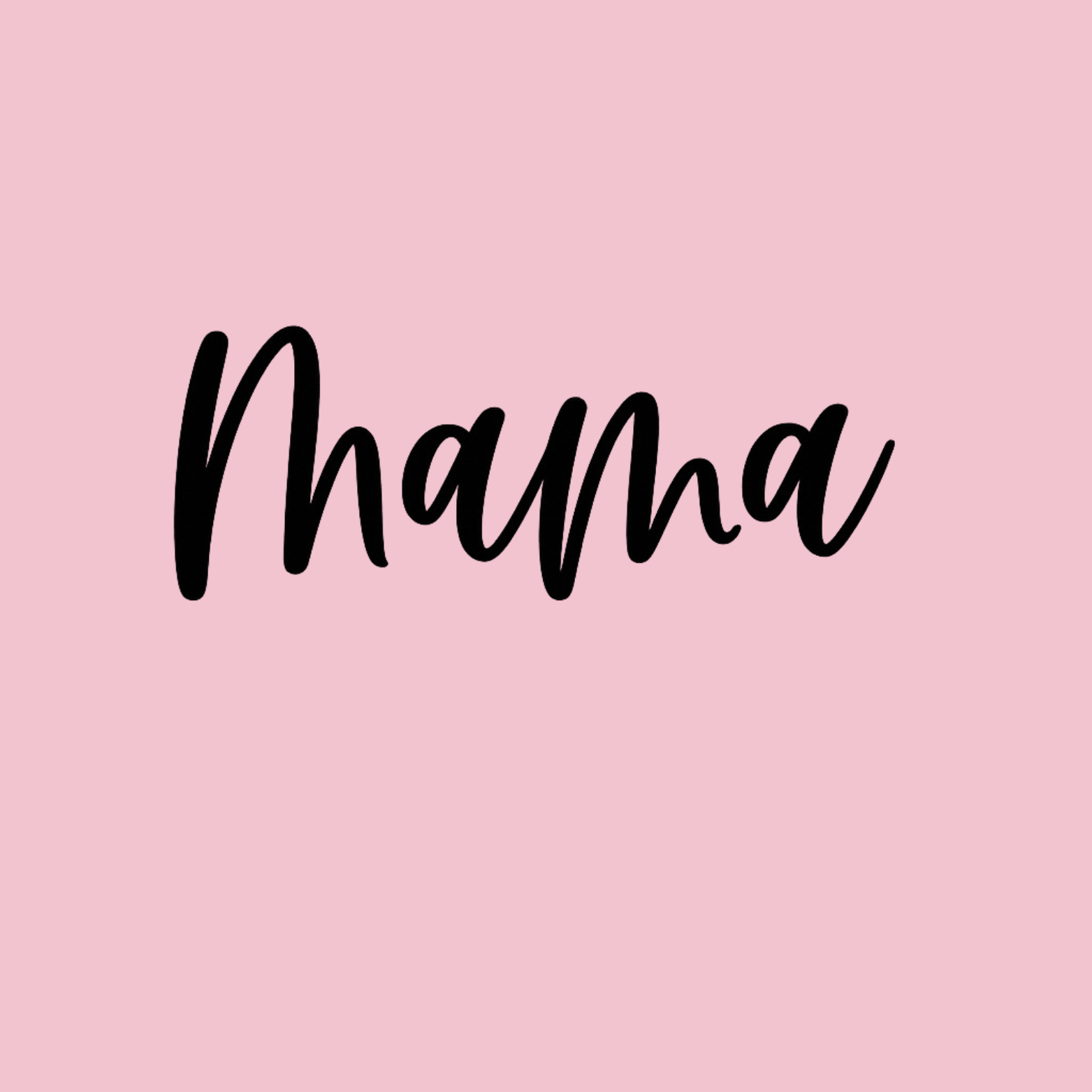 MAMA Women's Ultra-Premium Triblend T-Shirt - Pink design preview
