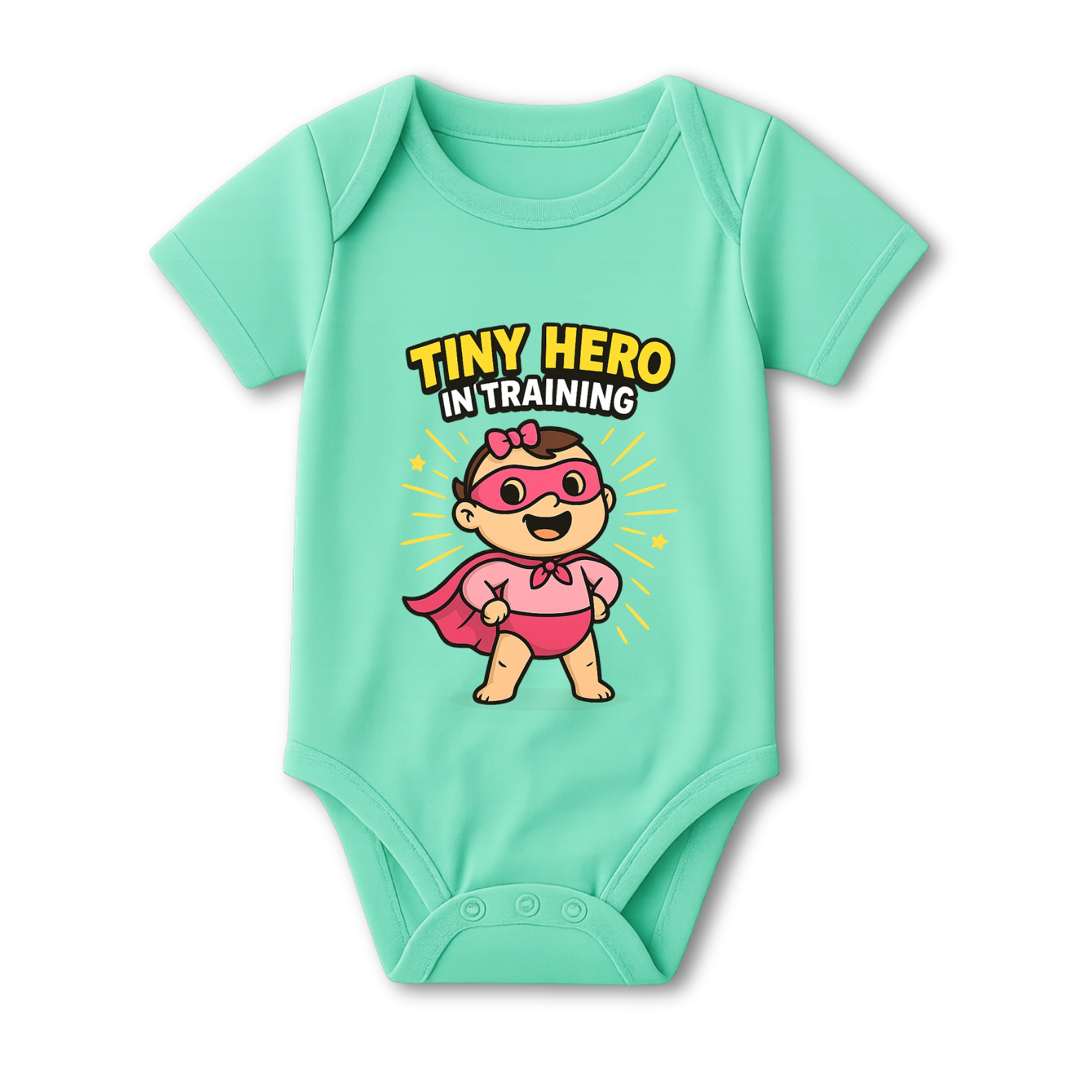 Tiny Hero In Training Baby Onesie color variation 2