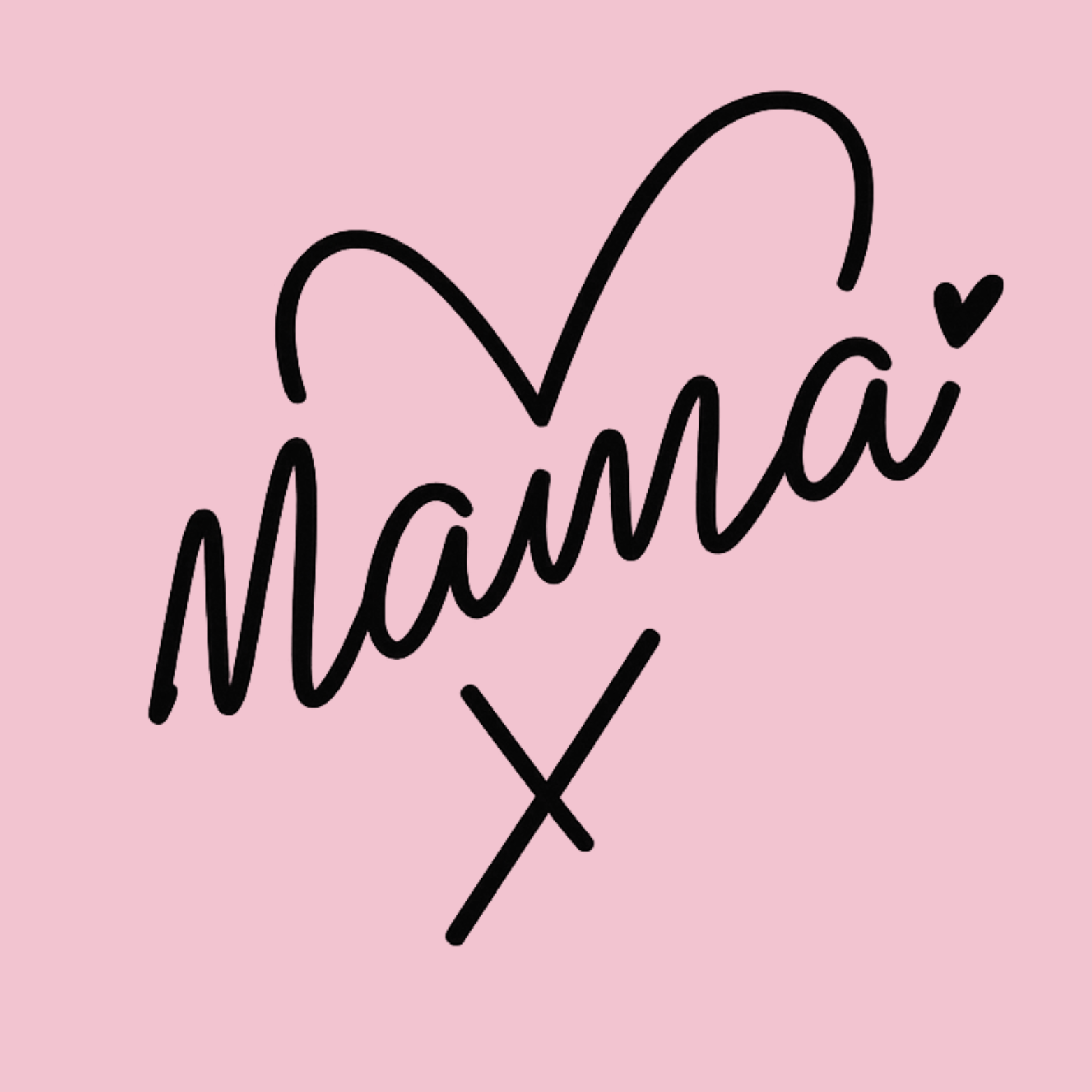Mama Heart Women's Ultra-Premium Triblend T-Shirt - Pink design preview