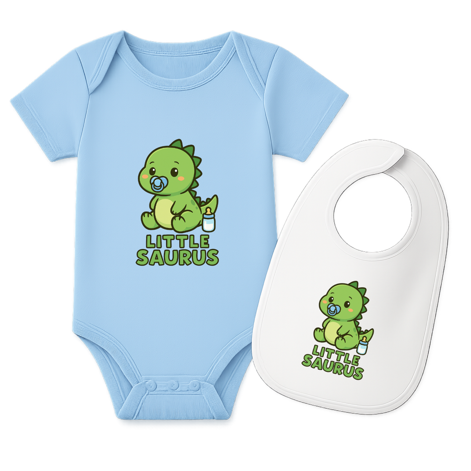 Little Saurus Baby Onesie color variation 2