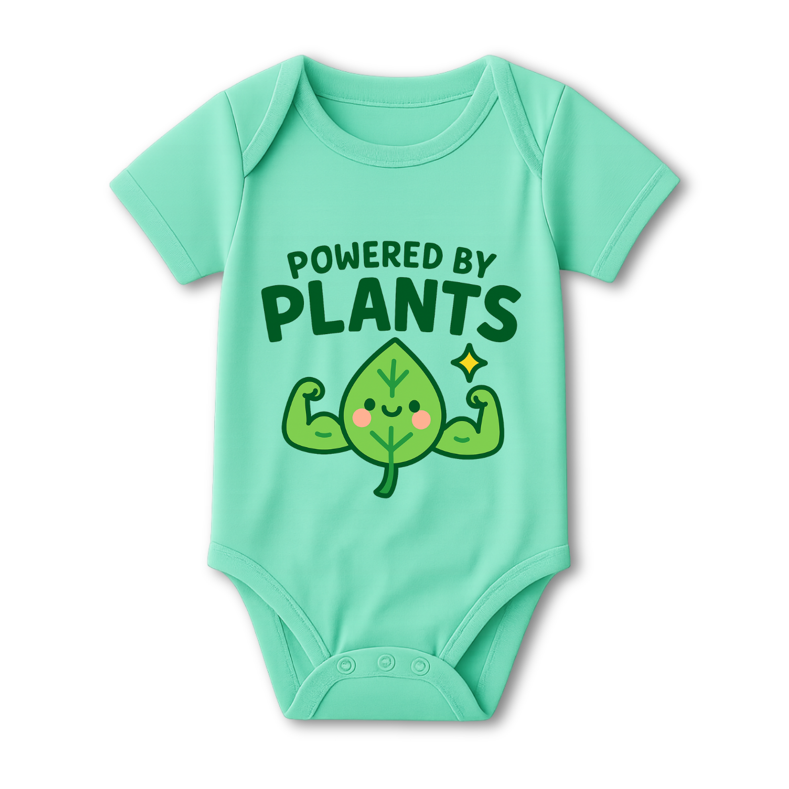 Powered By Plants Baby Onesie color variation 2