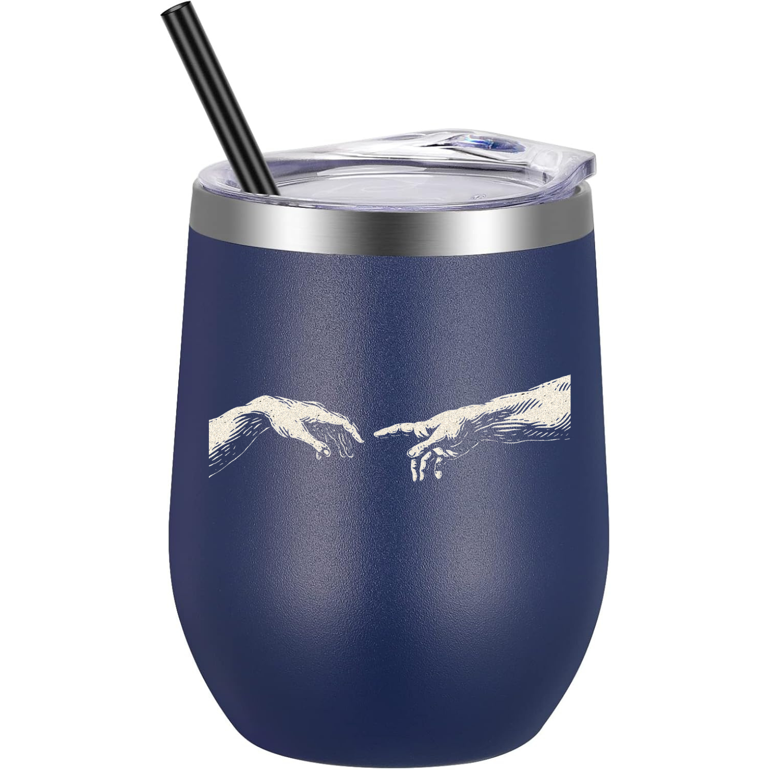 Sistine Chapel Wine Tumbler - Navy