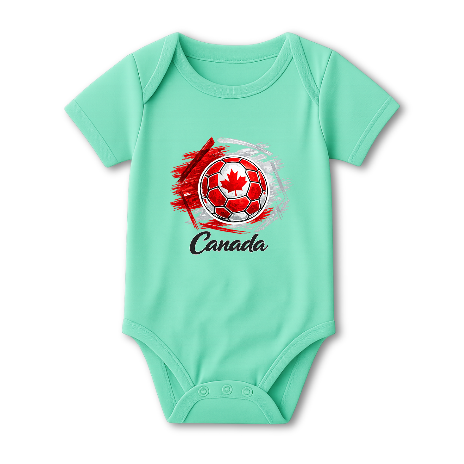 Canada Football Baby Onesie color variation 2