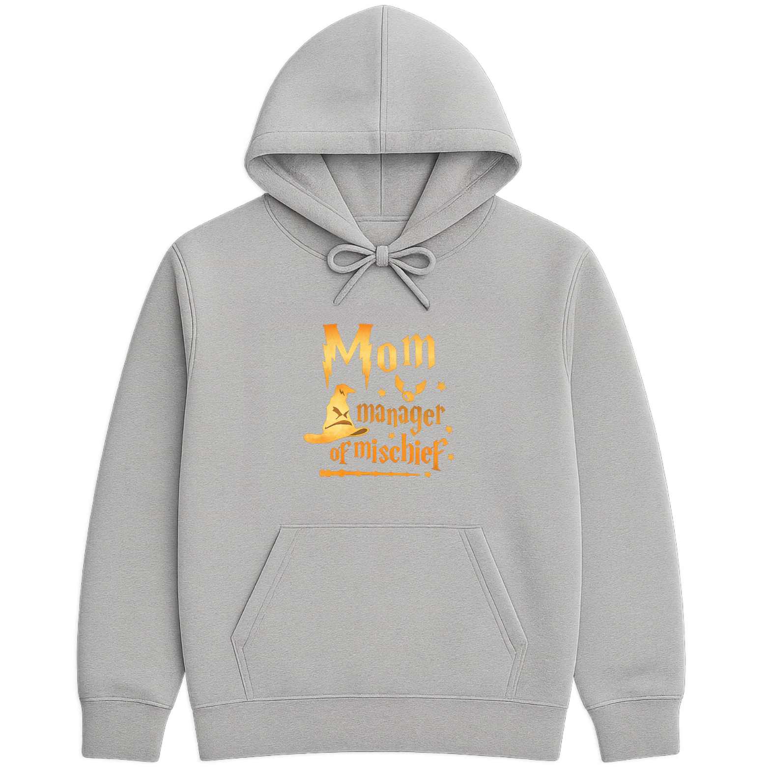 Mom Manager Of Mischief Hoodie - Blue mockup