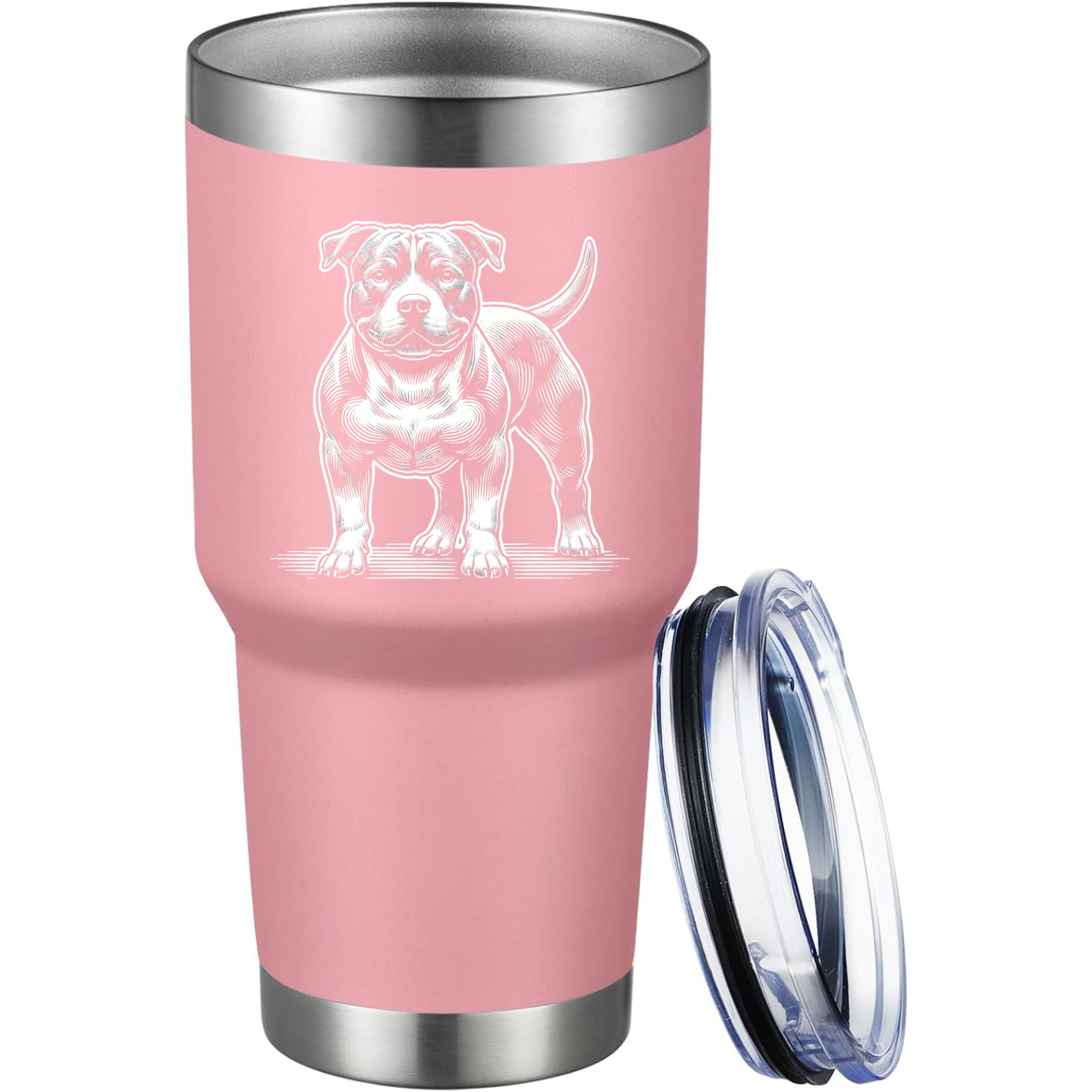 Pitbull 30oz Tumbler - Pink