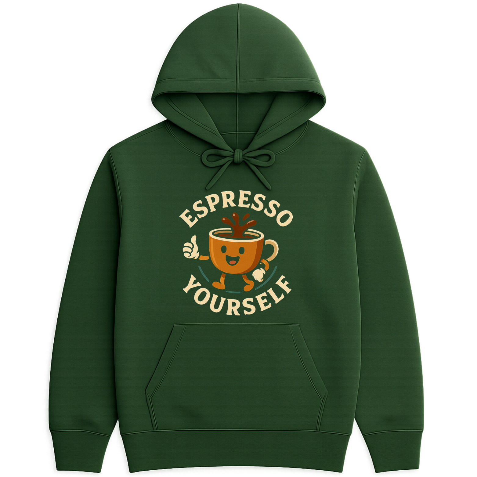 Espresso Yourself Hoodie - Forest Green