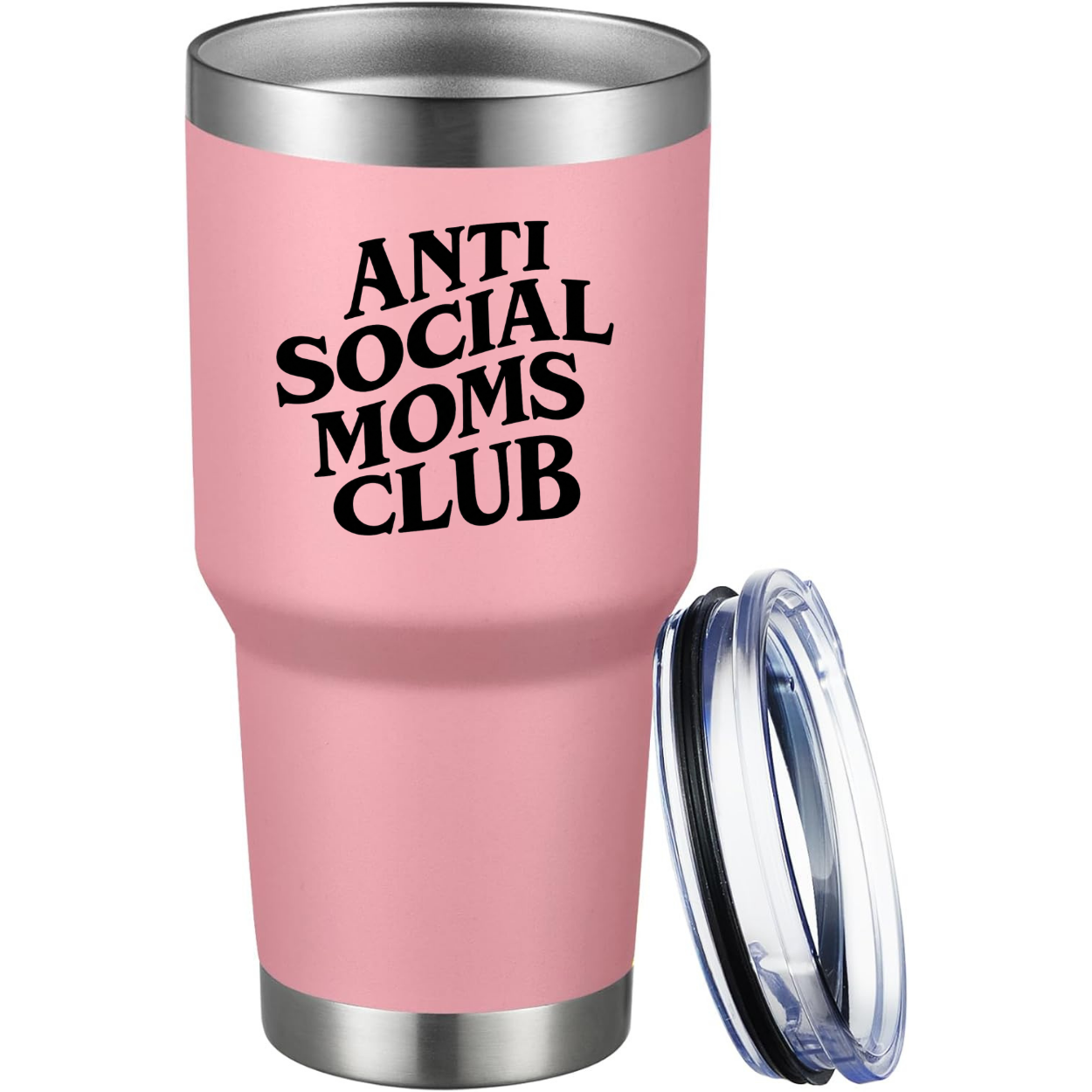 Anti Social Moms Club 30oz Tumbler color variation 2