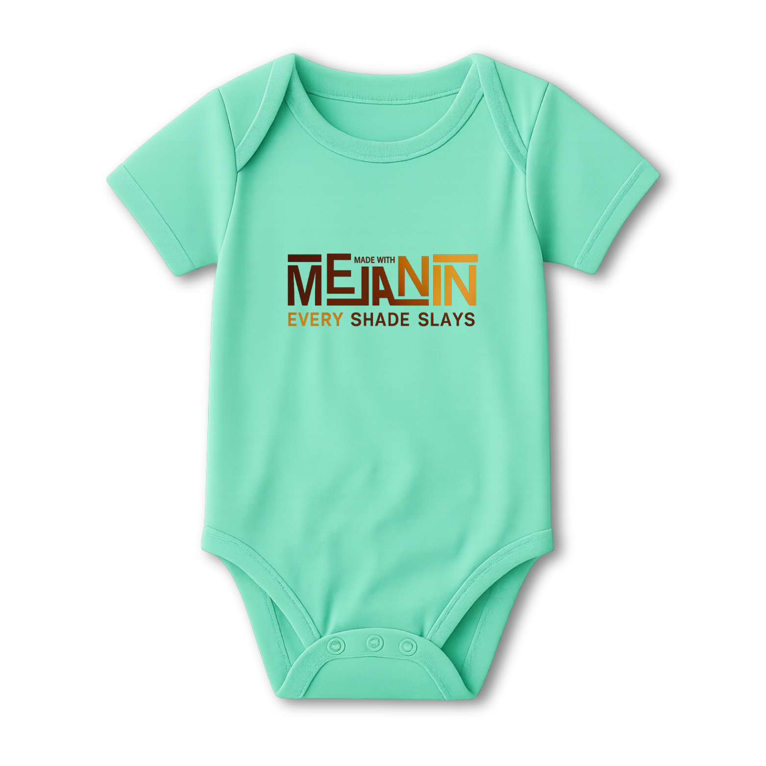 Made With Melanin Baby Onesie color variation 2