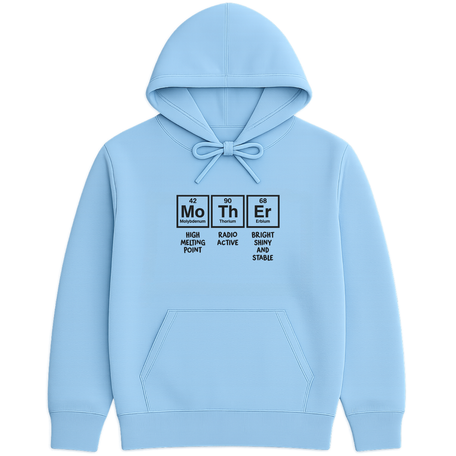 Mom Chemistry Hoodie - Blue mockup