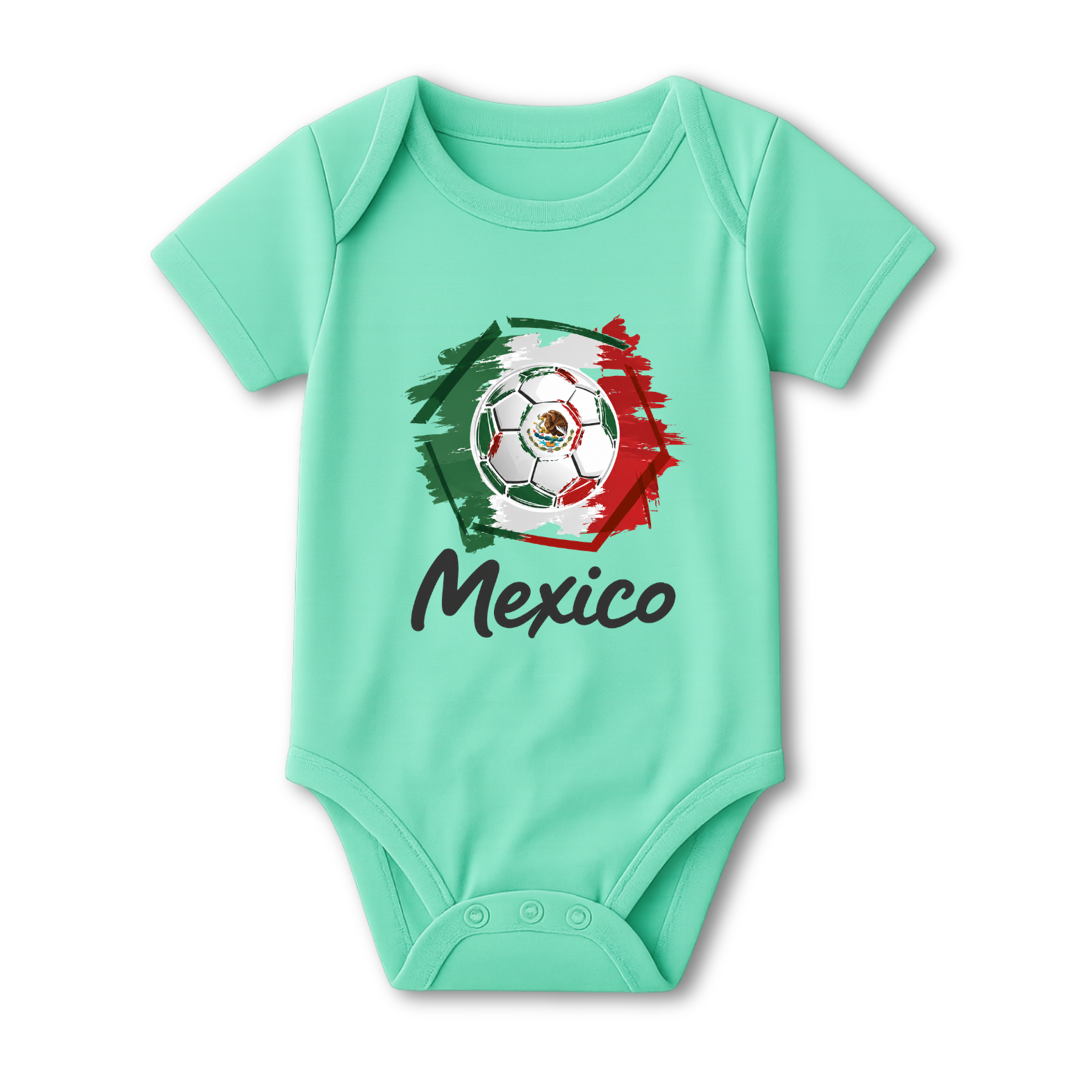 Mexico Football Baby Onesie color variation 2