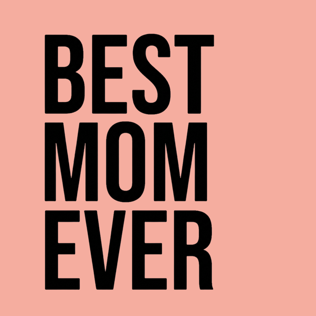 Best Mom Ever Women's Racerback Tank - Black design preview