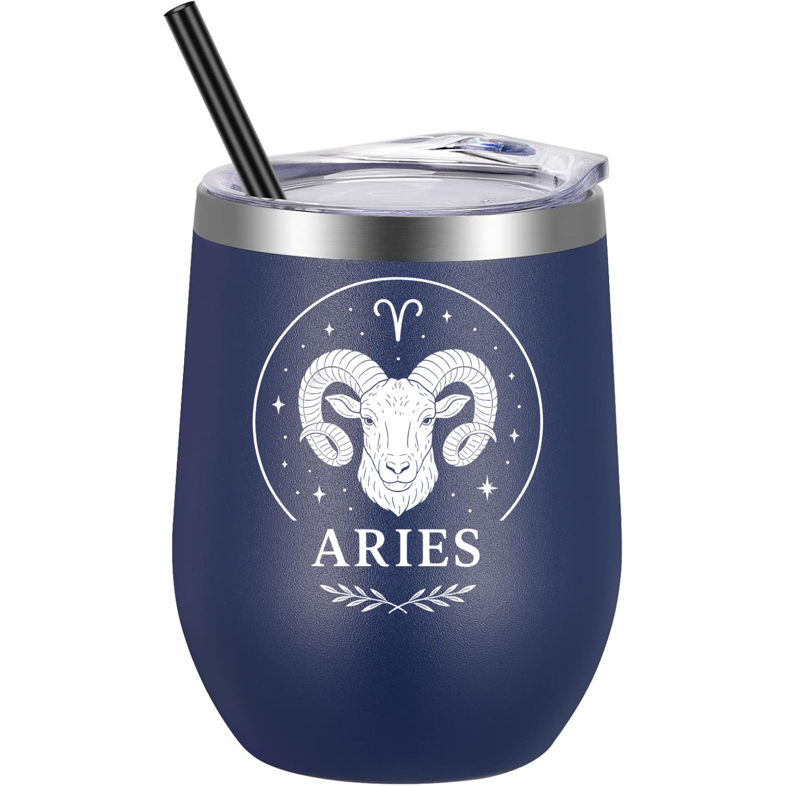 Aries Wine Tumbler - Navy
