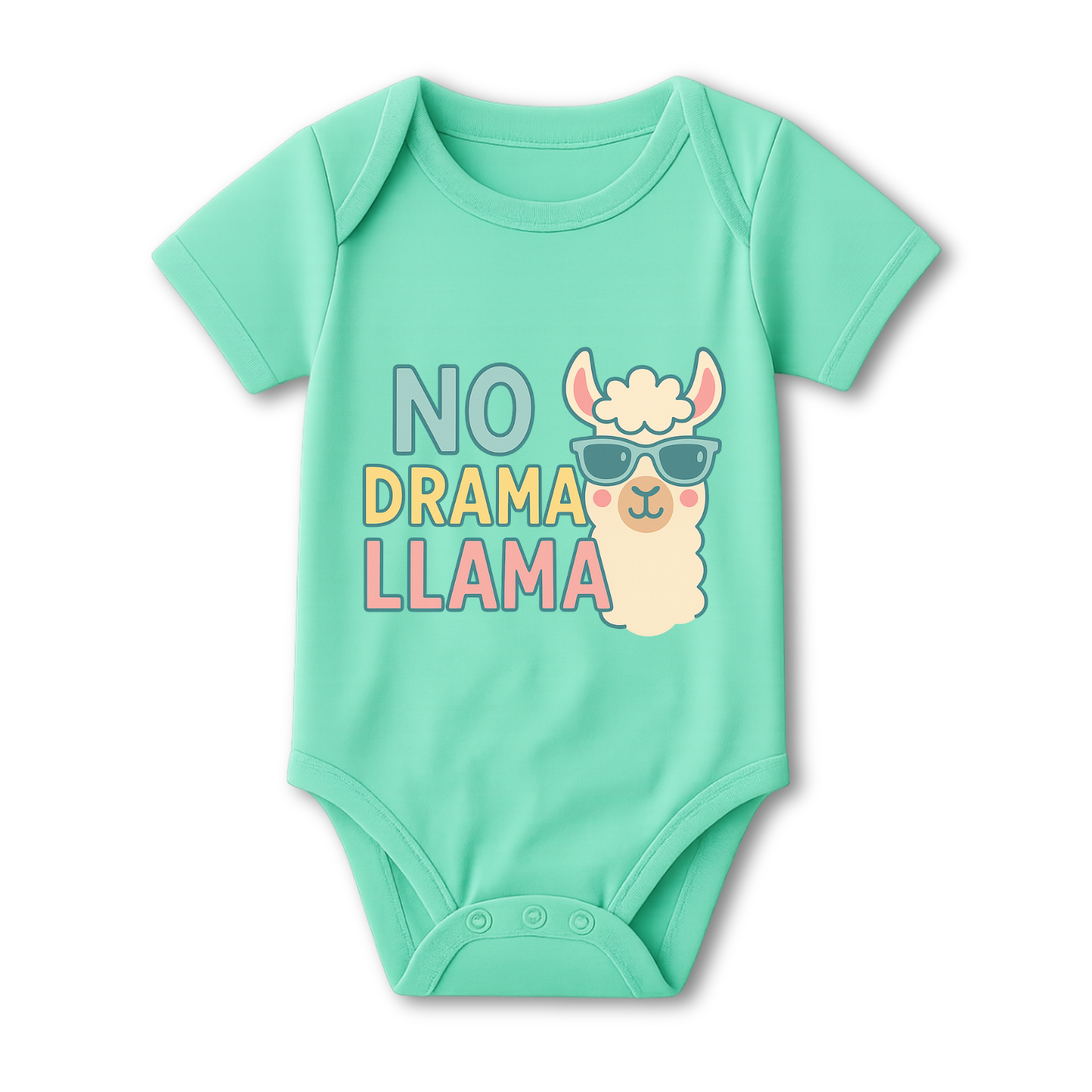 No Drama Llama Baby Onesie color variation 2