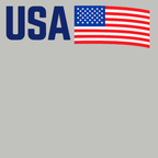 USA Youth Triblend Tee - Athletic Heather design preview