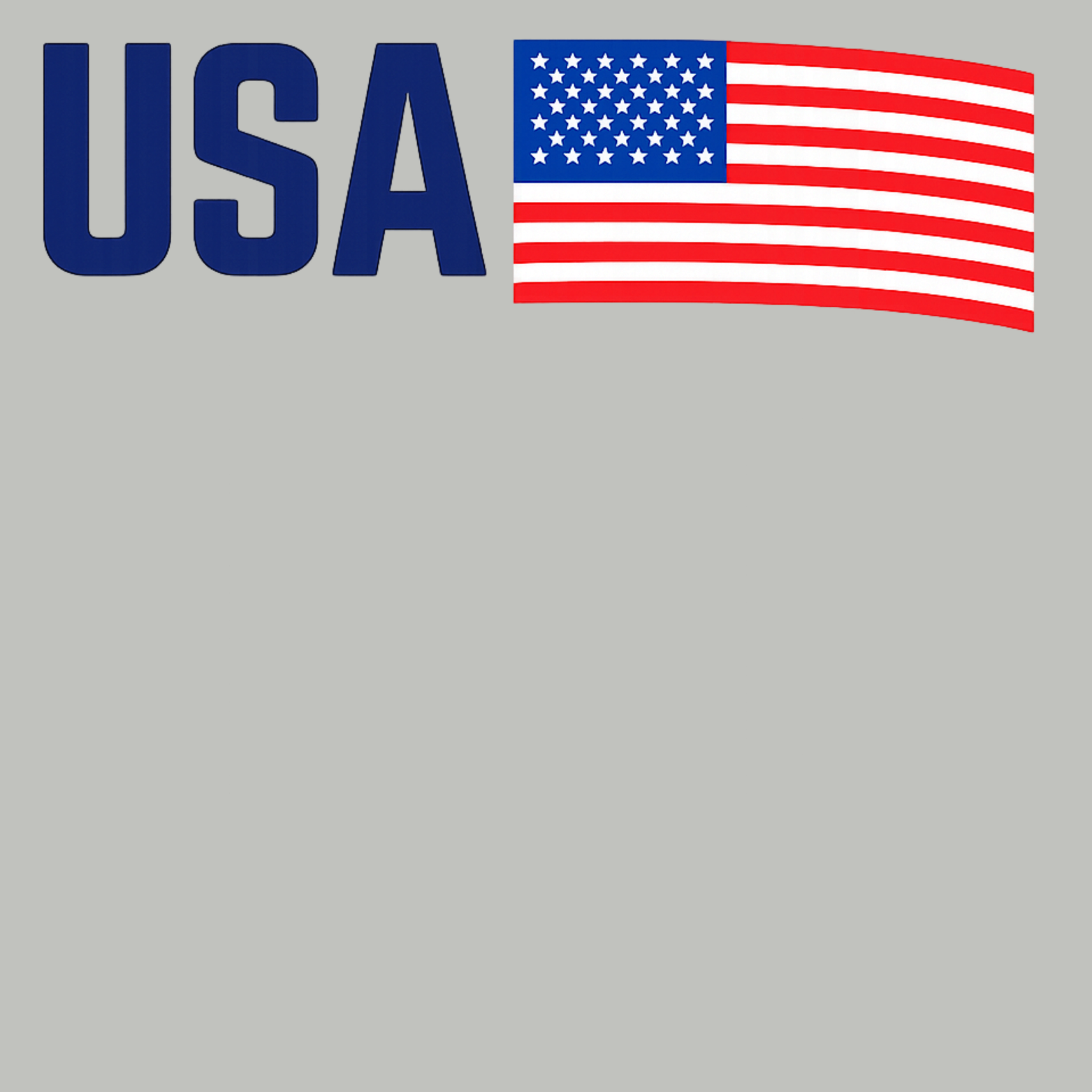 USA Youth Triblend Tee - Athletic Heather design preview