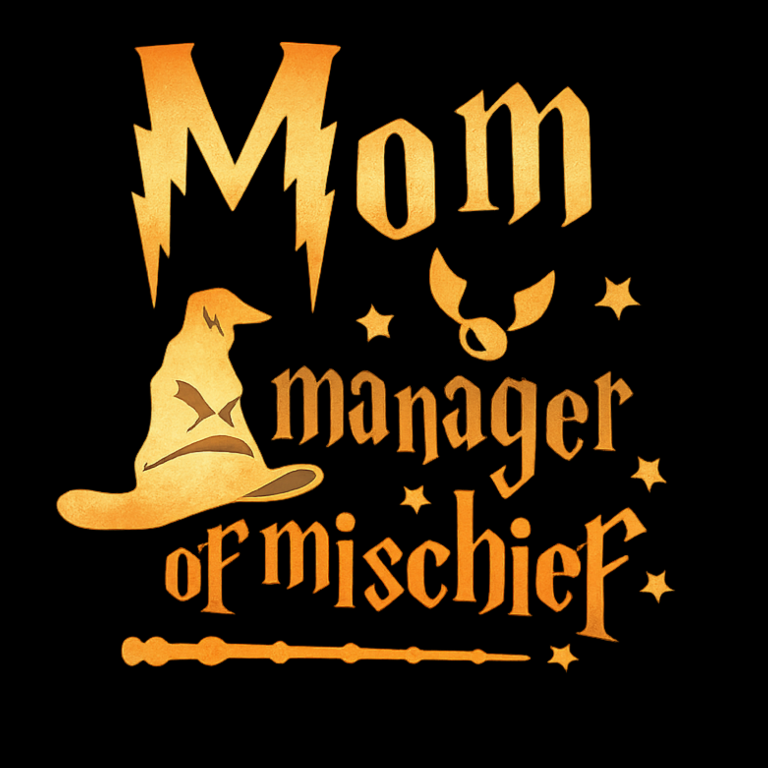 Mom Manager Of Mischief Women's Ultra-Premium Triblend T-Shirt - Pink design preview