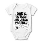 Dad's Future Jiu Jitsu Partner Baby Onesie color variation 2