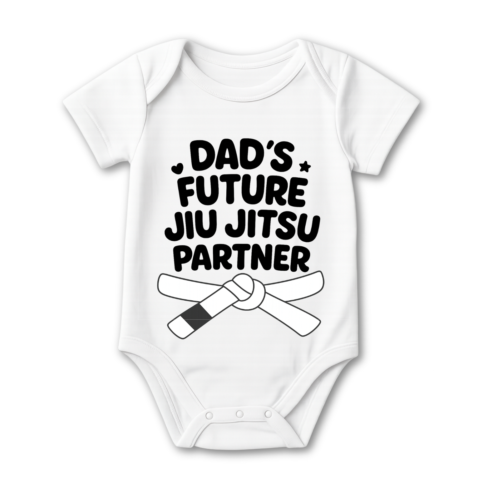 Dad's Future Jiu Jitsu Partner Baby Onesie color variation 2