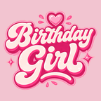 Birthday Girl Women's Ultra-Premium Triblend T-Shirt - Pink design preview