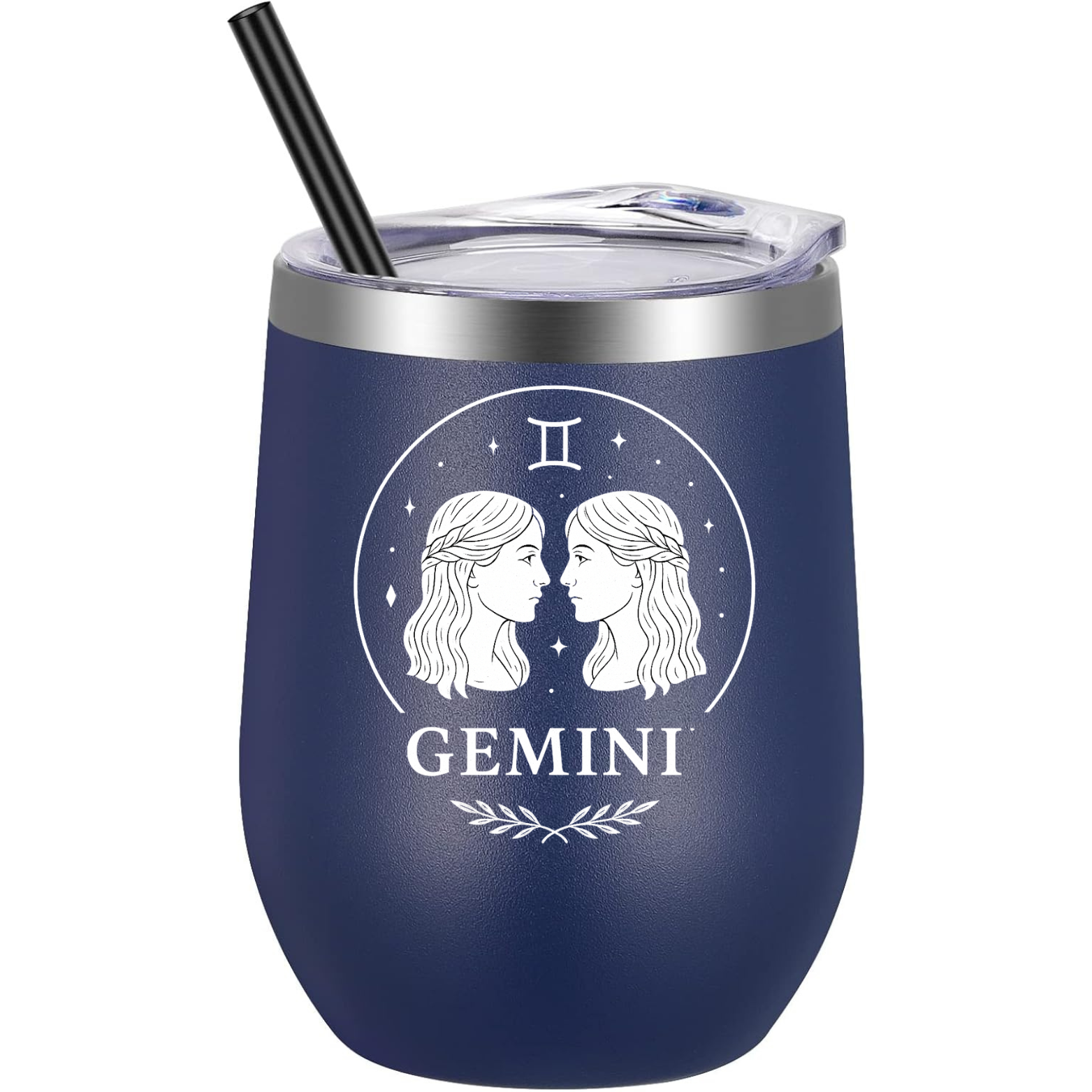 Gemini Wine Tumbler - Navy
