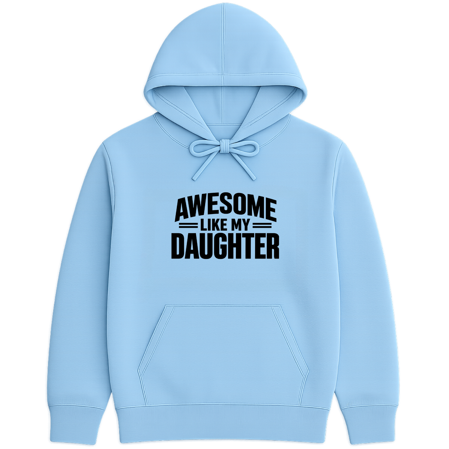 Awesome Like My Daughter Hoodie - Blue mockup