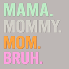 Mom Bruh Women's Ultra-Premium Triblend T-Shirt - Pink design preview