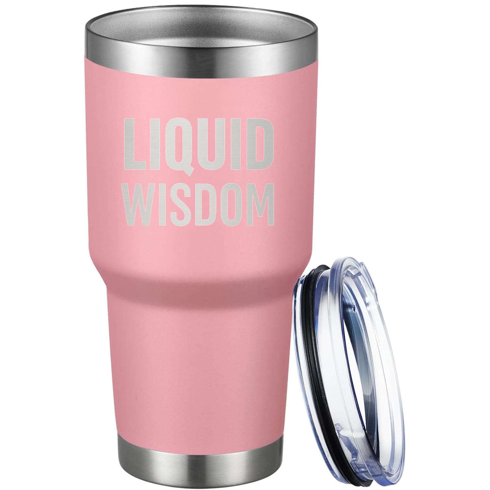 Liquid Wisdom 30oz Tumbler - Pink