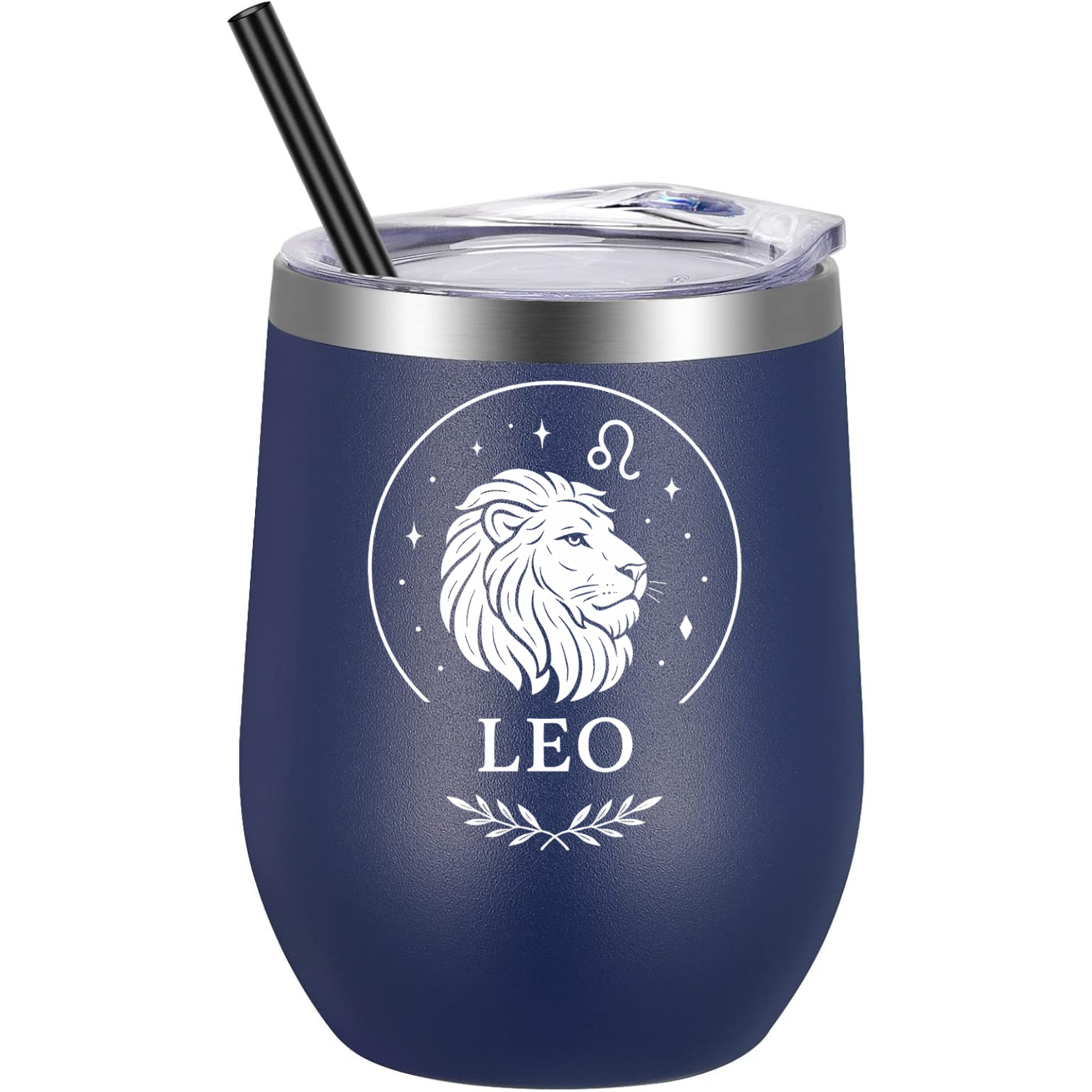 Leo Wine Tumbler - Navy