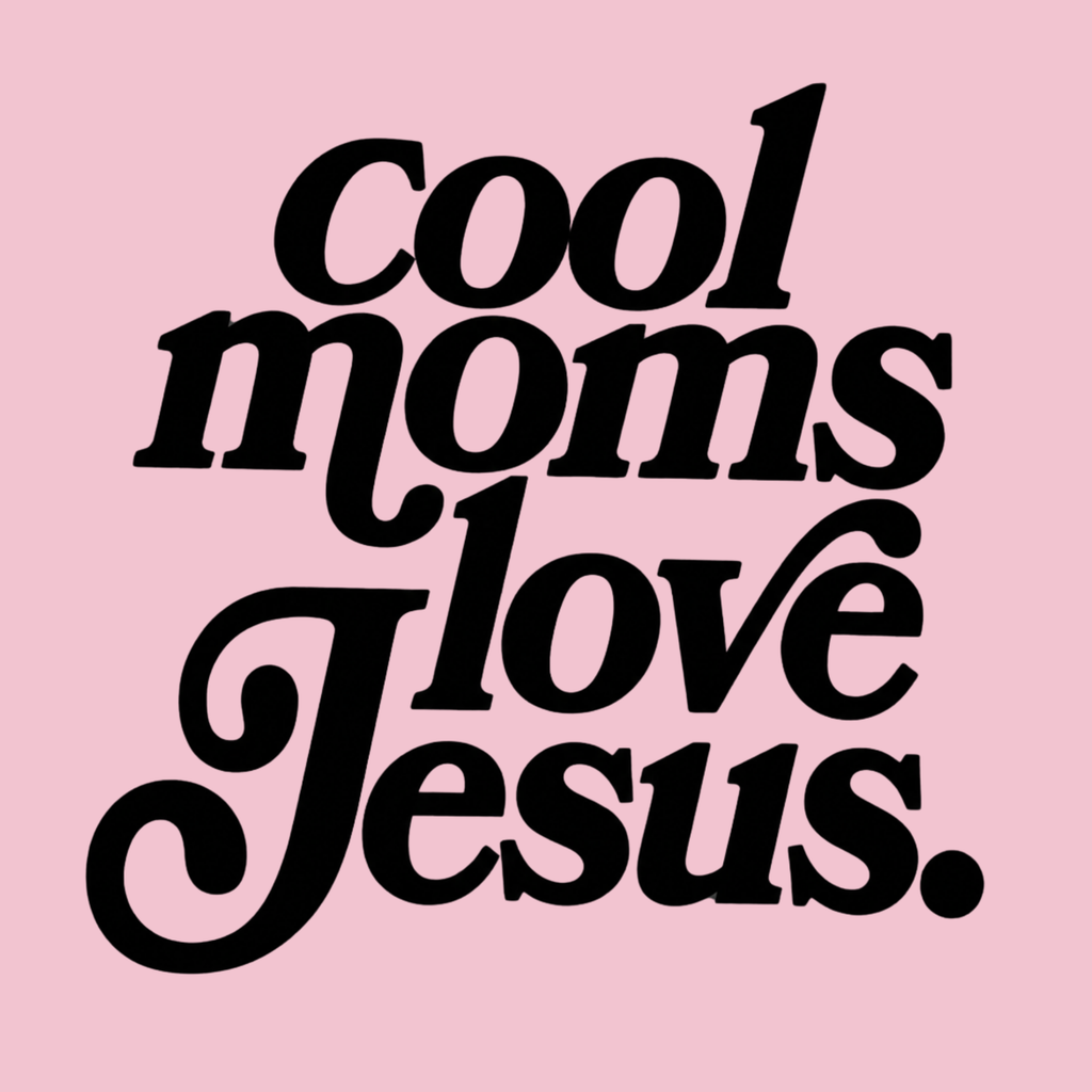 Cool Moms Love Jesus Women's Ultra-Premium Triblend T-Shirt - Pink design preview