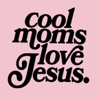 Cool Moms Love Jesus Women's Ultra-Premium Triblend T-Shirt - Pink design preview