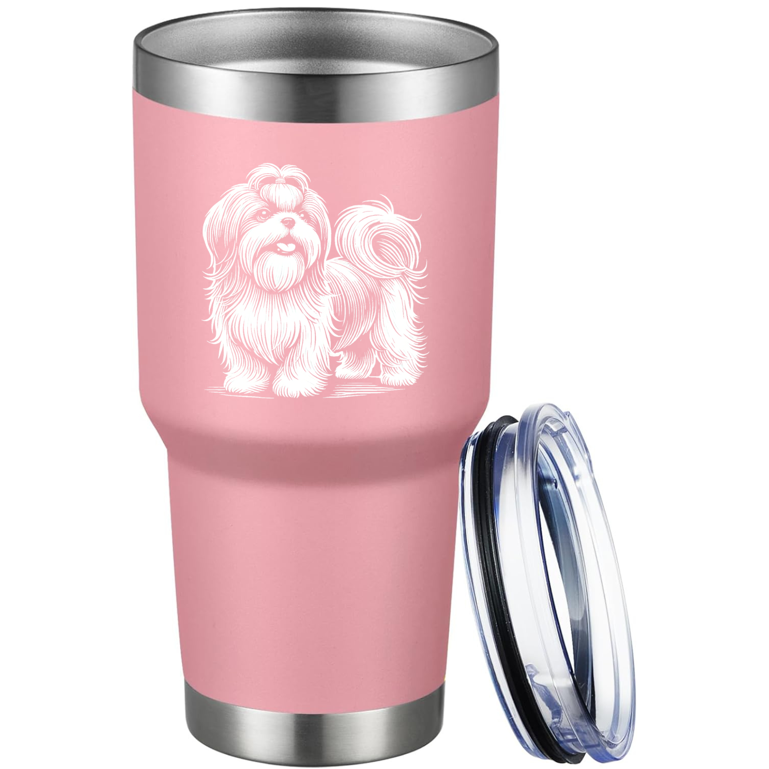 Shih Tzu 30oz Tumbler - Pink
