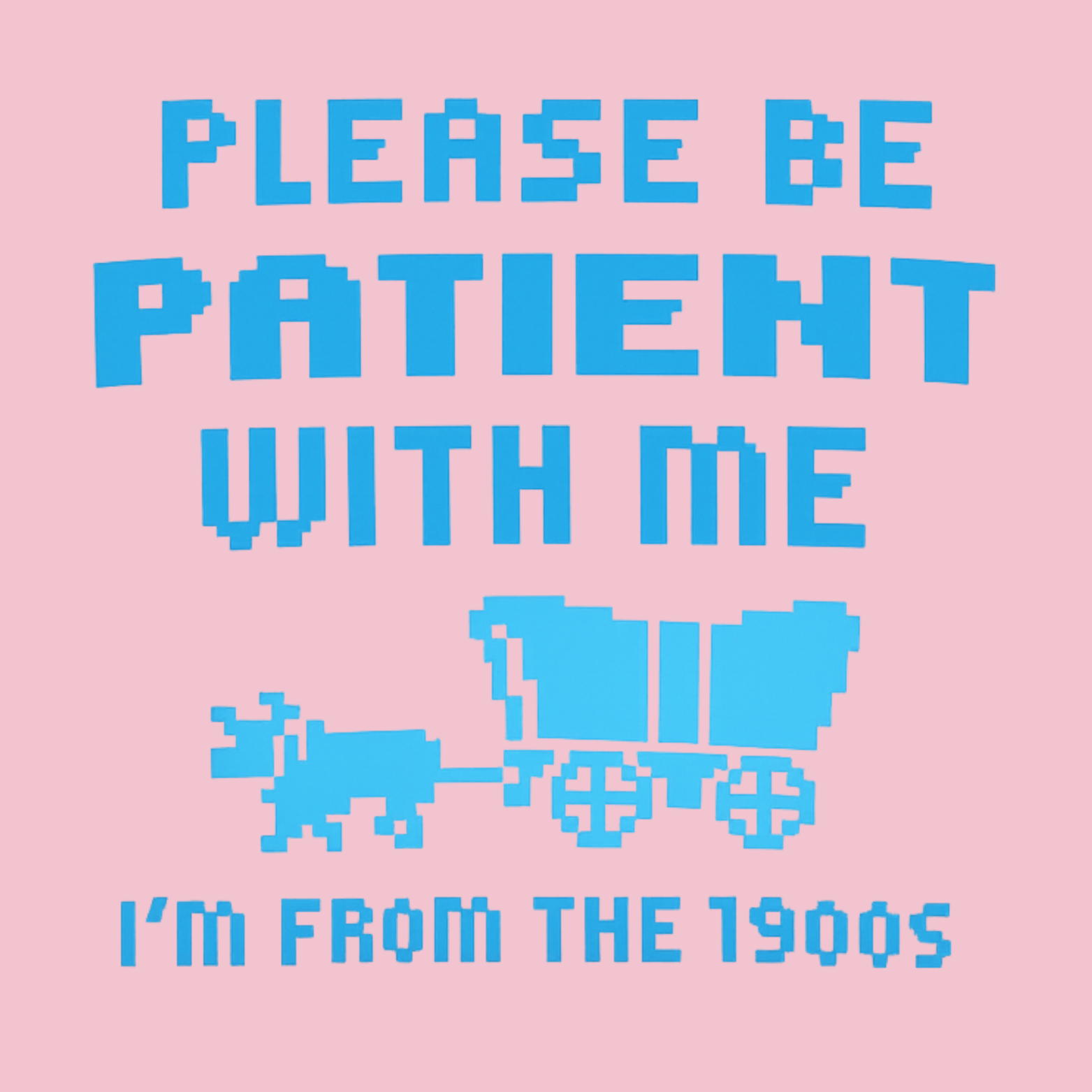 Please Be Patient I'm From The 1900s Women's Ultra-Premium Triblend T-Shirt - Pink design preview