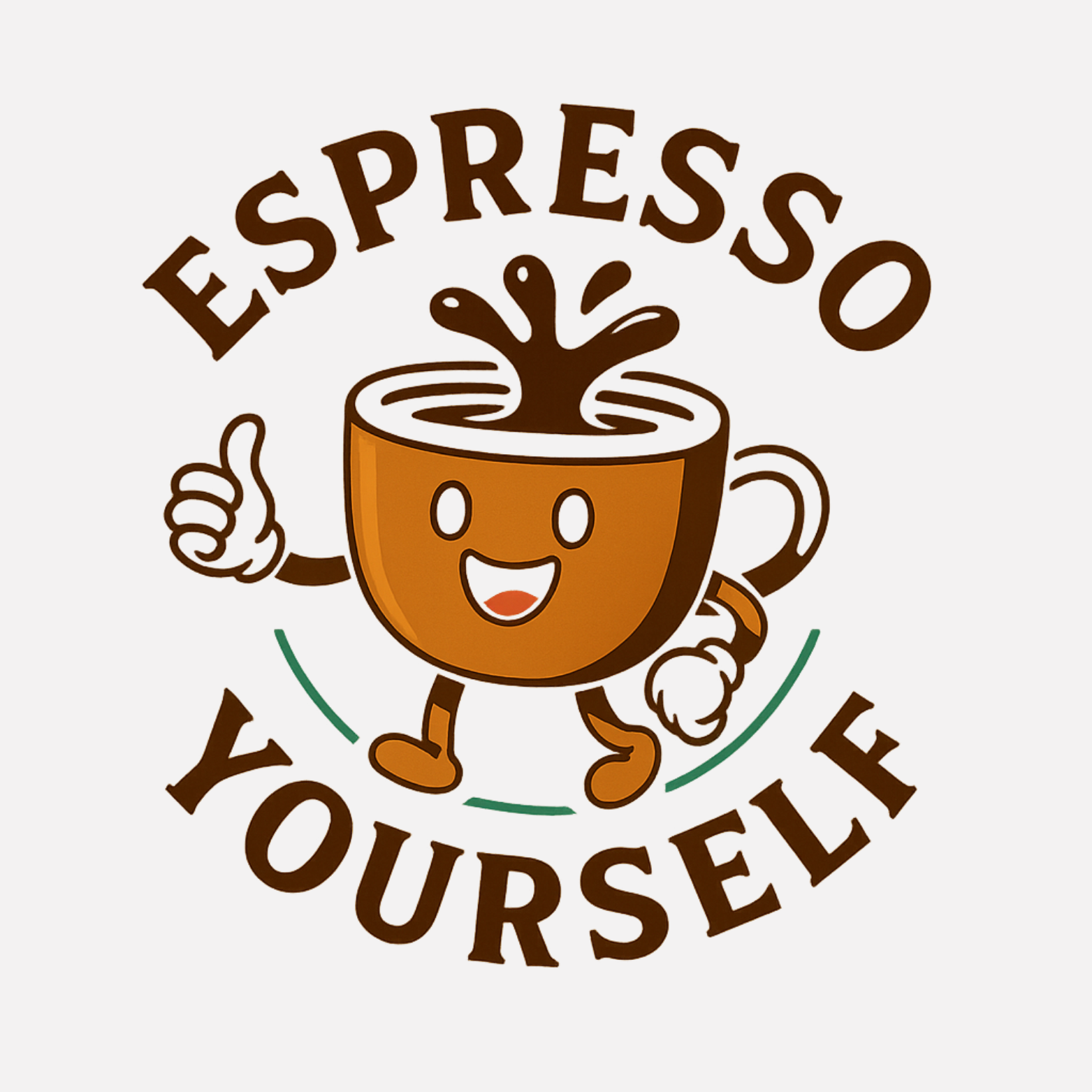 Espresso Yourself Classic T-Shirt - White design preview