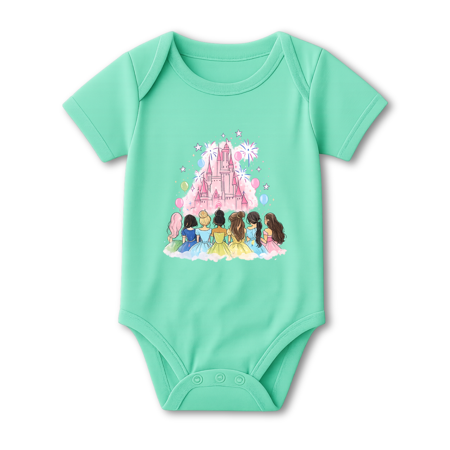 Magical Castle Baby Onesie color variation 2