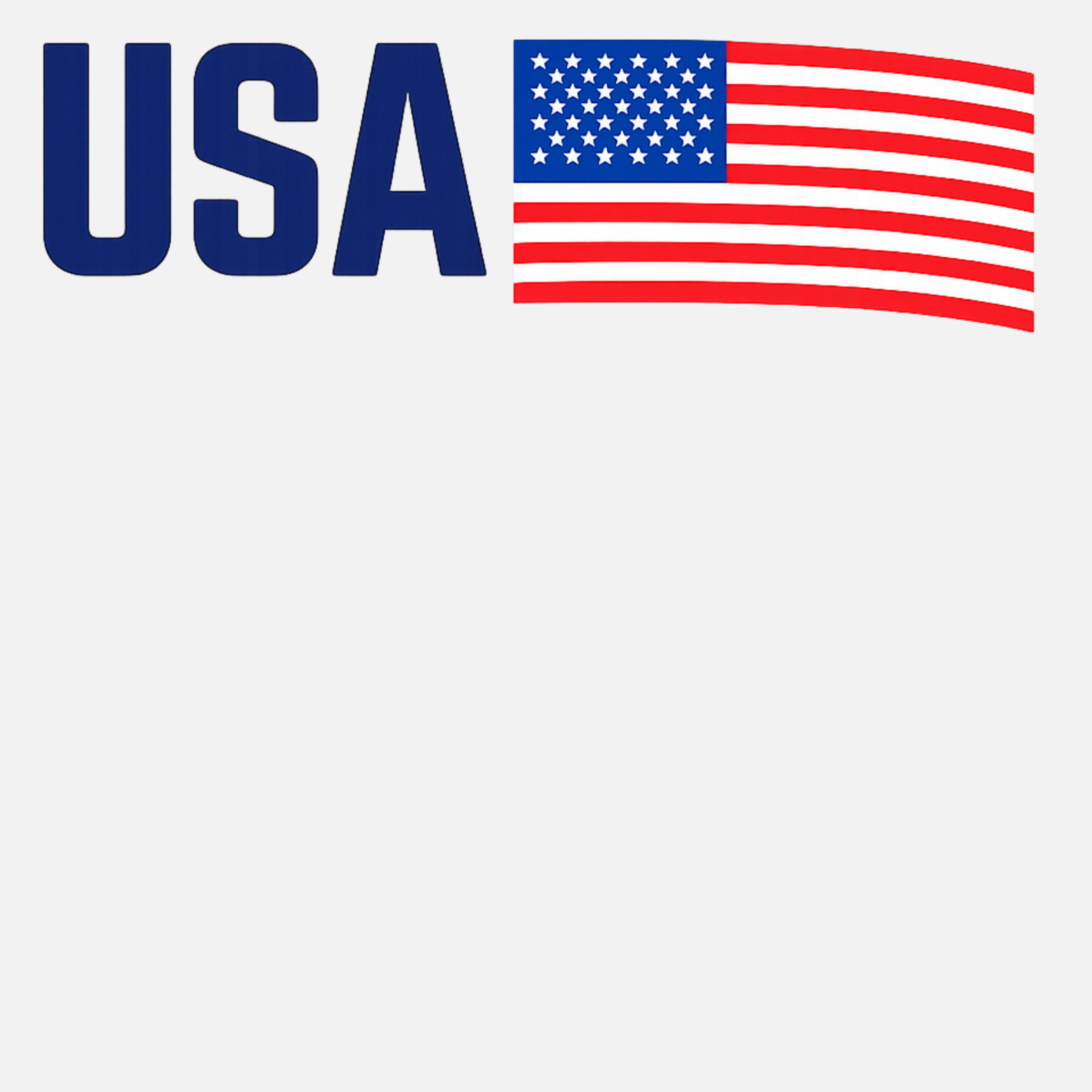 USA Classic T-Shirt - White design preview