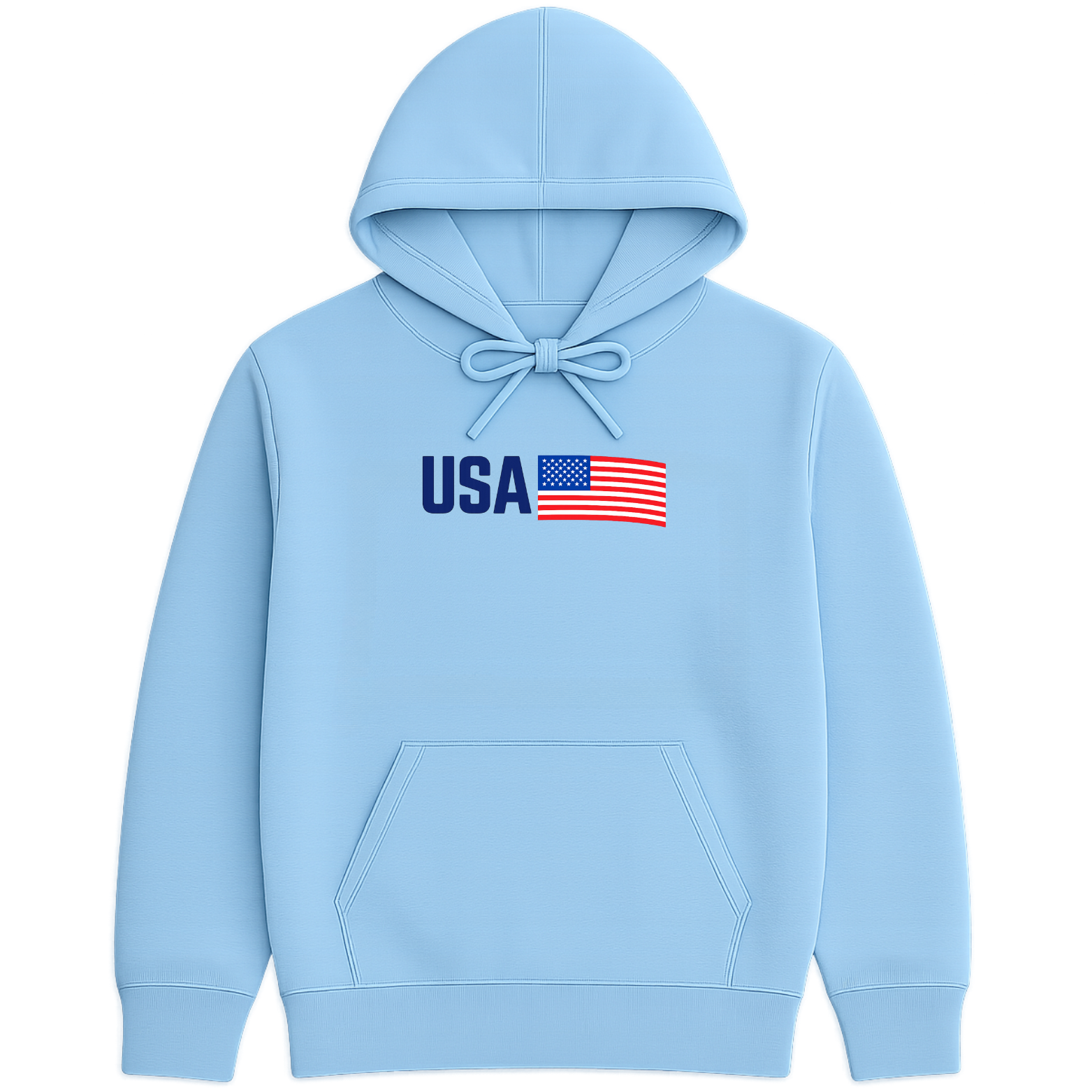 USA Hoodie - Blue mockup
