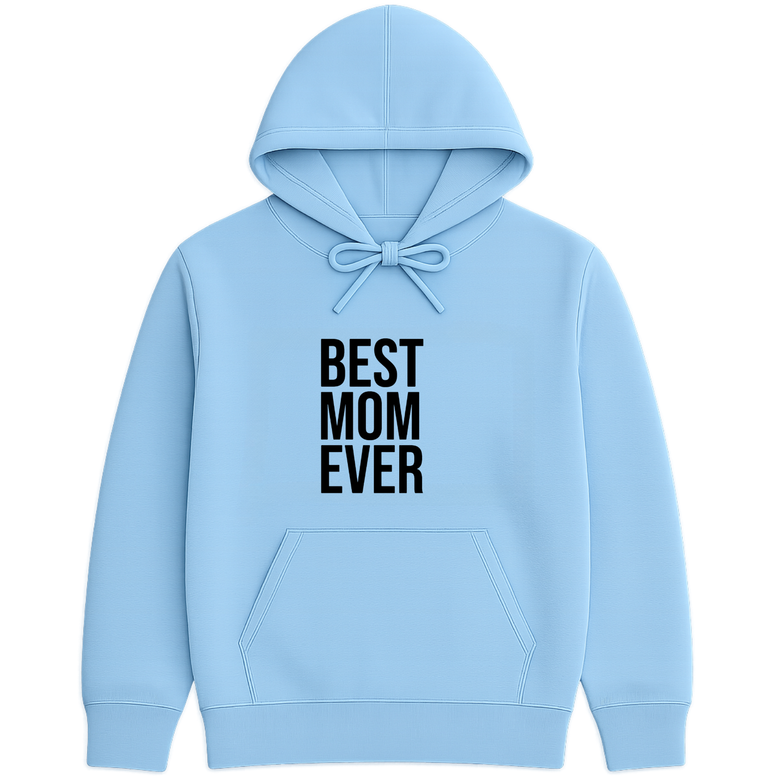 Best Mom Ever Hoodie - Blue mockup