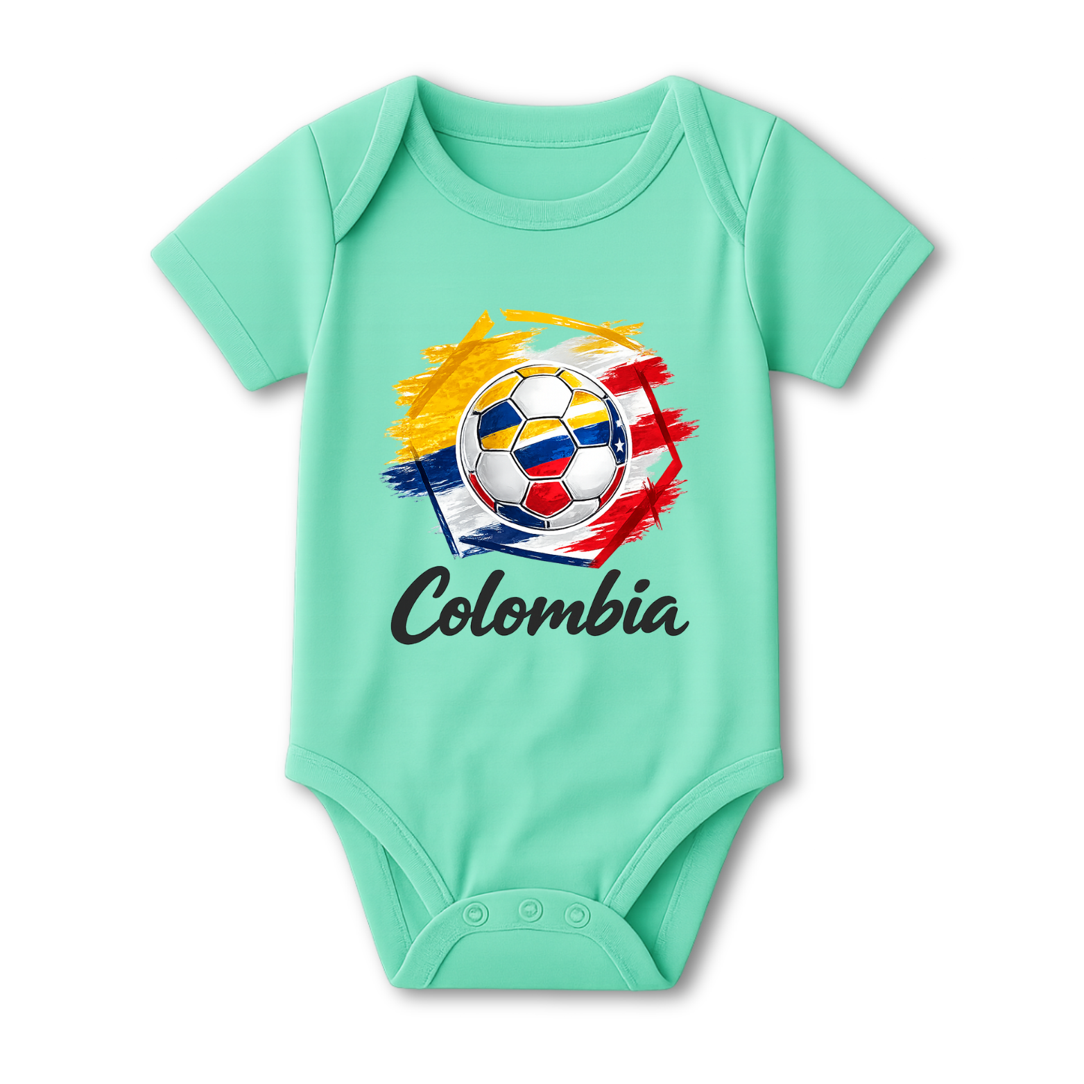 Colombia Football Baby Onesie color variation 2