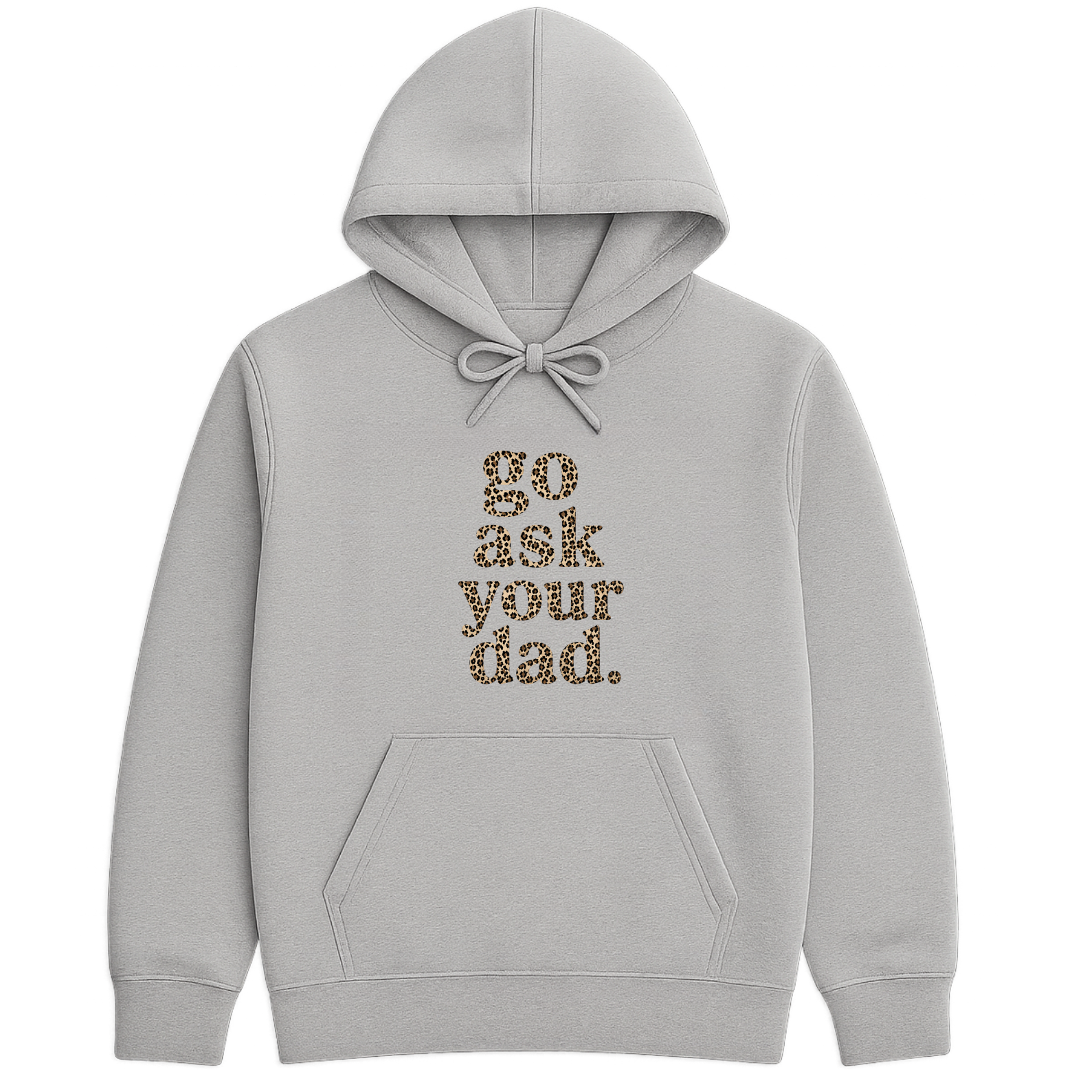 Go Ask Your Dad Hoodie - Blue mockup